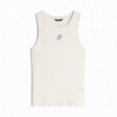 RIB TANK IVORY PETAL