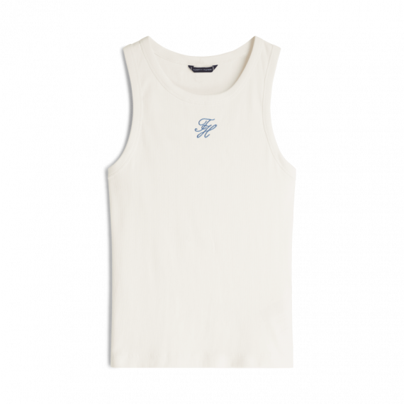 RIB TANK IVORY PETAL