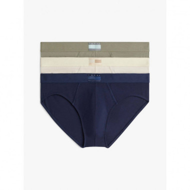 3P Brief Dtm Utl Sge/ptch Blu/nwsprnt  TOMMY HILFIGER
