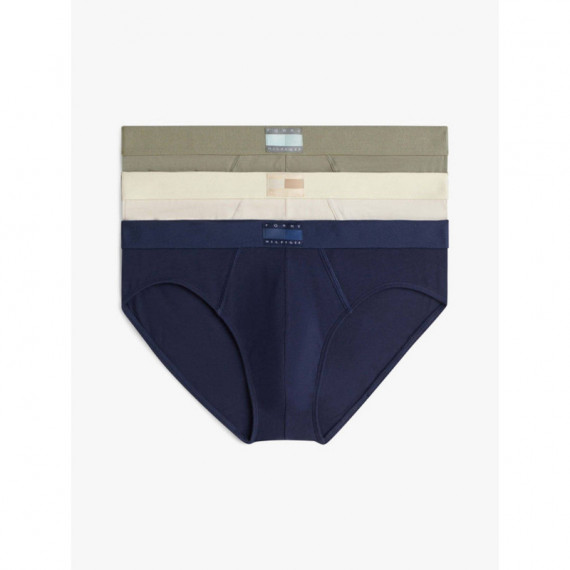 3P Brief Dtm Utl Sge/ptch Blu/nwsprnt  TOMMY HILFIGER