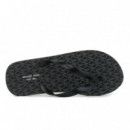 Travis Flip Flop Blk/blk  MICHAEL KORS