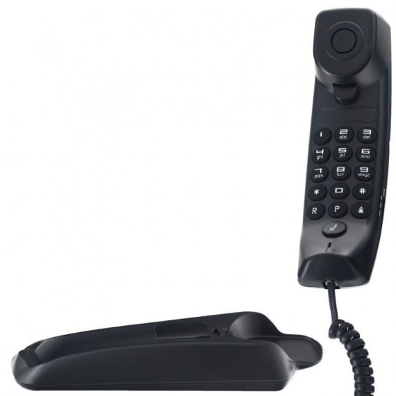 ALCATEL TELEFONO TEMPORIS 10 NEGRO El teléfono ultra compacto que ocupa un espacio mínimo