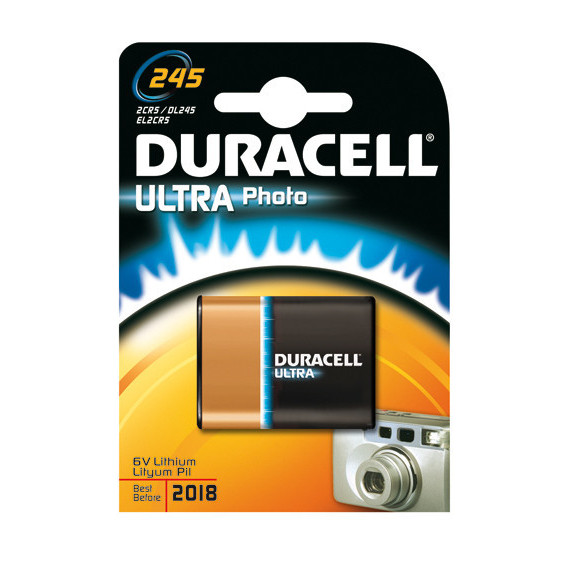 DURACELL Pila Litio Foto Ultra DL245A 2CR5 6V BLISTER*1