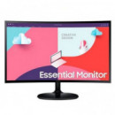 SAMSUNG MONITOR CURVO ESSENTIAL S3 S24C364EAU  24/ FULL HD/ NEGRO VGA / HDMI