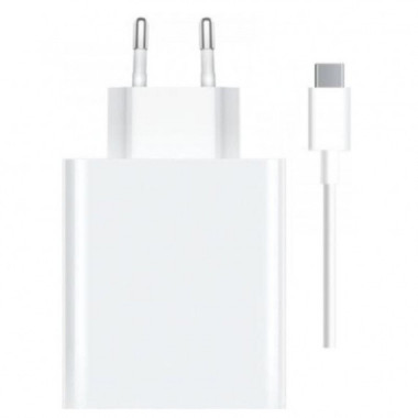 XIAOMI CARGADOR DE PARED 120W HYPERCHARGE USB-A BLANCO