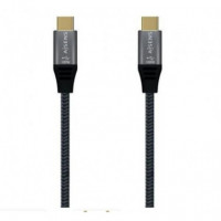 AISENS CABLE USB-C A USB-C 2.0 1M GRIS 5A 100W