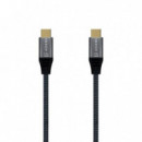 AISENS CABLE USB-C A USB-C 2.0 1M GRIS 5A 100W