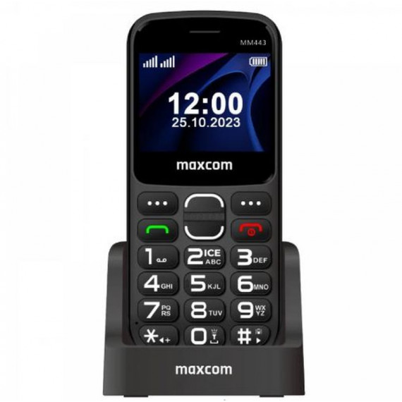 MAXCOM TELEFONO MOVIL MM443 2,31 0,08MP 4G BLACK