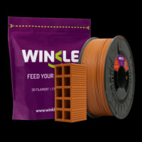 WINKLE Filamento Ladrillo Pla-hd Texture 1.75MM 300 Gr