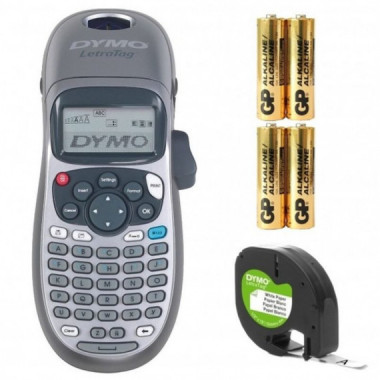 DYMO ROTULADORA ELECTRONICA LETRATAG LT100H PORTATIL SILVER (INCLUYE PILAS)