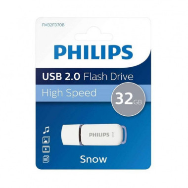 PHILIPS PENDRIVE USB 2.0 32GB SNOW
