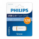 PHILIPS Pendrive USB 2.0 128GB Snow