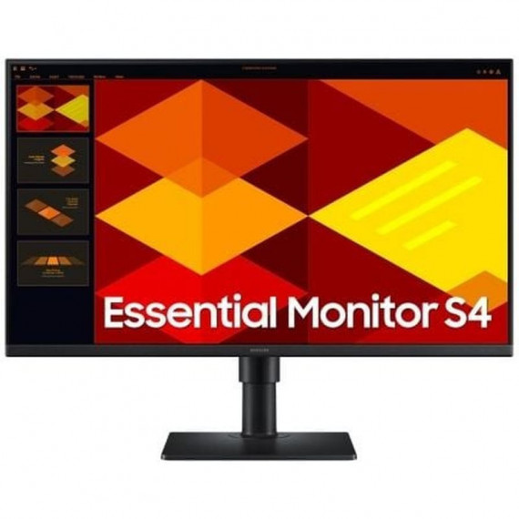 SAMSUNG MONITOR PROFESIONAL ESSENTIAL S4 S24D406GAU 24/ FHD NEGRO 2xHDMI / DP / 100Hz/ NEGRO / VESA