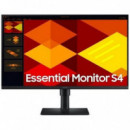 SAMSUNG MONITOR PROFESIONAL ESSENTIAL S4 S27D406GAU 27/ FHD NEGRO 2xHDMI / DP / 100Hz/ NEGRO / VESA