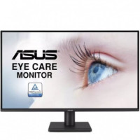 ASUS Monitor Profesional 27 VA27AQ 2K QHD Negro VGA / Dp / HDMI / 1MS / 75HZ/ Multimedia / Vesa