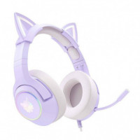ONIKUMA AURICULARES DIADEMA K9 PURPURA + MICROFONO