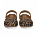 Bailarina Leopardo Cuero  CROCS