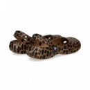 Bailarina Leopardo Cuero  CROCS