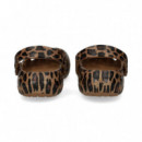 Bailarina Leopardo Cuero  CROCS