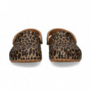Zueco Leopardo Cuero  CROCS