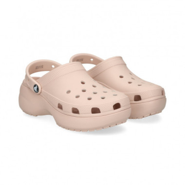 Zueco Plataforma Rosa Suave  CROCS