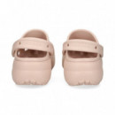 Zueco Plataforma Rosa Suave  CROCS
