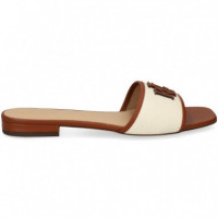 Pala Vivo Cuero Canvas Natural  LAUREN RALPH LAUREN