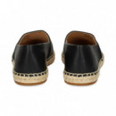 Alpargata Piel Negro  LAUREN RALPH LAUREN