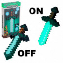 Lámpara de Pared Espada Diamante Minecraft  PALADONE