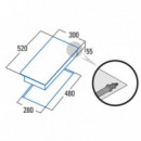 Cata SCI 3002BK Encimera Negra