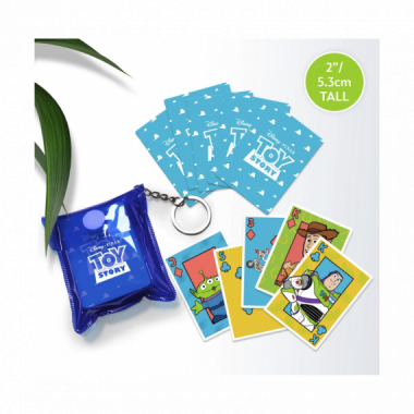 Mini llavero de baraja Toy Story