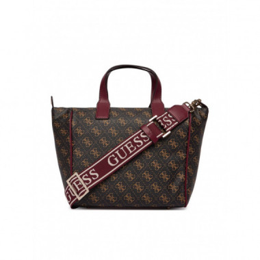 FOLLIE SMALL TOTE BROWN LOGO