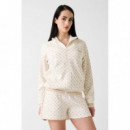 Aggie Full Zip Sweat Aop G012/G1G2 Ologr  GUESS