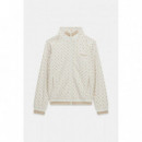 Aggie Full Zip Sweat Aop G012/G1G2 Ologr  GUESS
