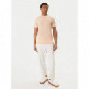 Ss Alphy T-shirt Peach Sky  GUESS