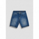 BERMUDA DENIM BLU DENIM