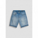 BERMUDA DENIM BLU DENIM