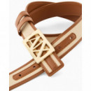 PLATE BELT NATURAL / SALINE CLA  AF22518