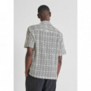 Camisa Manga Corta FA140293 Ecru  ANTONY MORATO