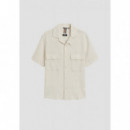 Camisa Manga Corta FA400101 Burro  ANTONY MORATO