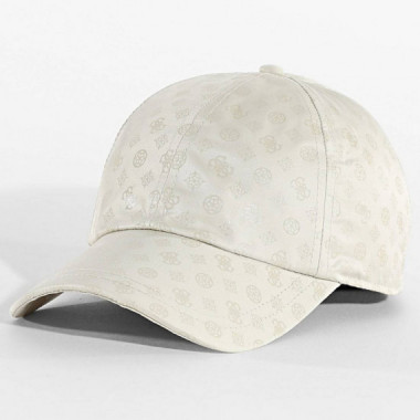 ANISE SHINY PEONY BSEBALL HAT STONE LOGO