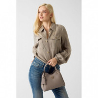 Meridian Ii Sml Gfrnd Carryall Dark Taup  GUESS