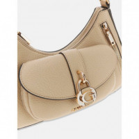 Jessa Shoulder Bag Taupe  GUESS