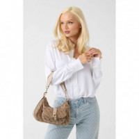 JESSA SHOULDER BAG LATTE LOGO