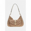 JESSA SHOULDER BAG LATTE LOGO