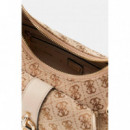 JESSA SHOULDER BAG LATTE LOGO