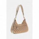 JESSA SHOULDER BAG LATTE LOGO