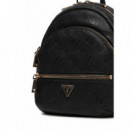 MANHATTAN II BACKPACK BLACK LOGO