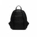 MANHATTAN II BACKPACK BLACK LOGO