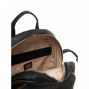 MANHATTAN II BACKPACK BLACK LOGO